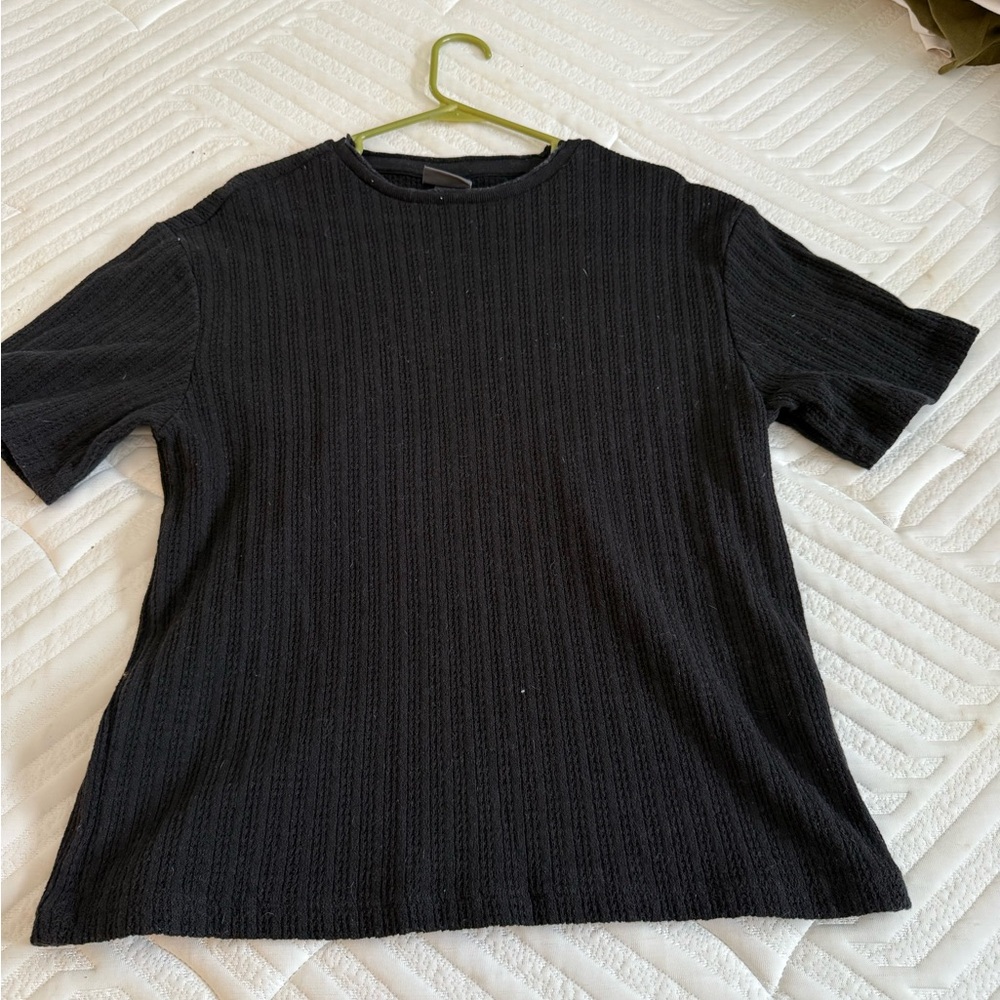 H&M Black Short Sleeve Tee